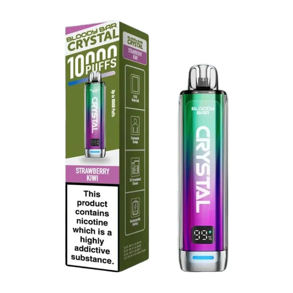 Bloody Bar Crystal 10K Prefilled Pod Kit - Strawberry Kiwi