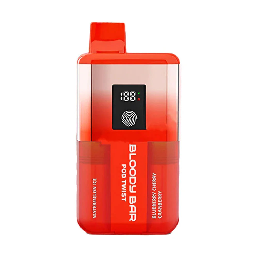 Bloody Bar Pod Twist 20K Prefilled Pod Kit - Watermelon Ice / Blueberry Cherry Cranberry