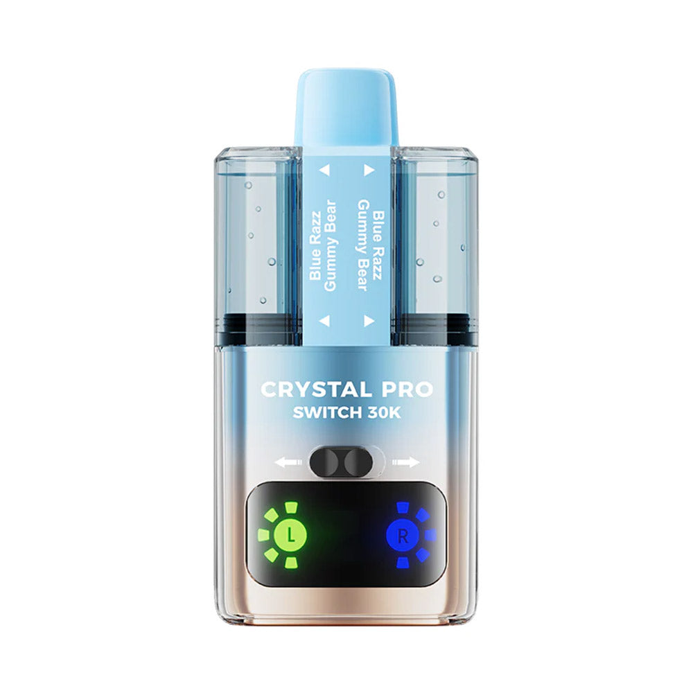 Crystal Pro Switch 30K Puff Disposable Vape - Blue Razz Gummy Bear / Blue Razz Gummy Bear