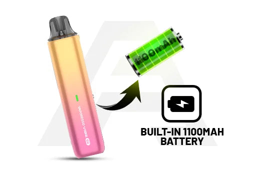 Built In 1100mAh Battery
