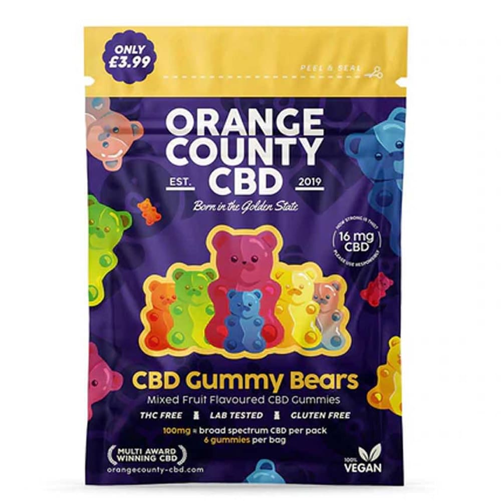 CBD Gummy Bears Grab Bag Mini 100mg