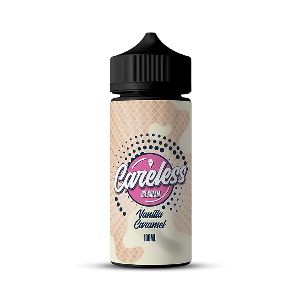 Careless-Ice-Cream-Vanilla-Caramel-E-Liquid-100ml-Shortfill