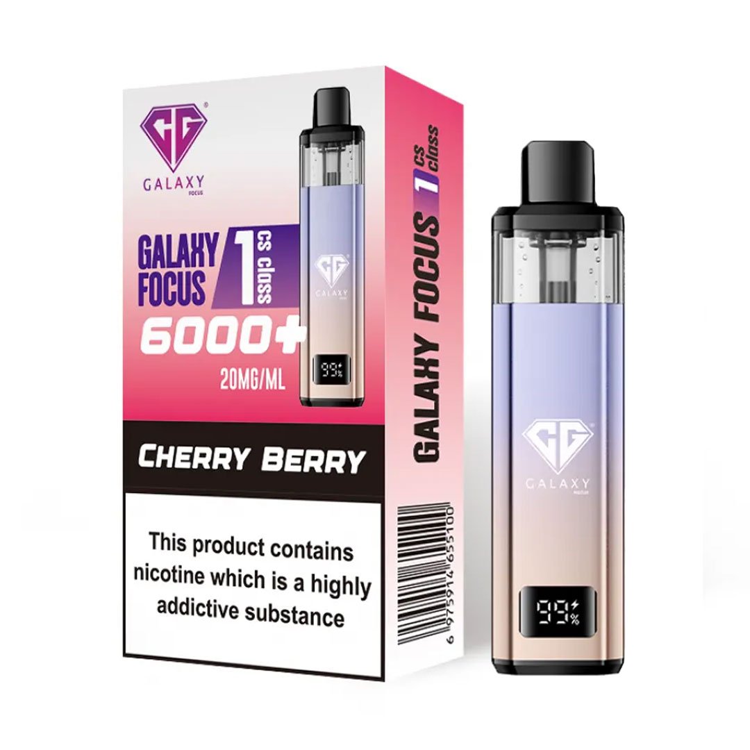 Crystal Galaxy Focus 1 6000 Prefilled Pod Kit - Cherry Berry