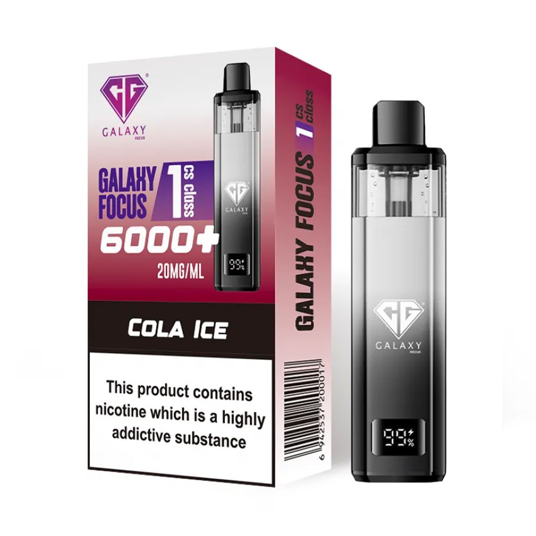 Crystal Galaxy Focus 1 6000 Prefilled Pod Kit - Cola Ice