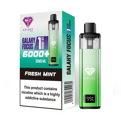 Crystal Galaxy Focus 1 6000 Prefilled Pod Kit - Fresh Mint