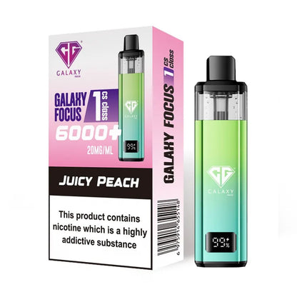 Crystal Galaxy Focus 1 6000 Prefilled Pod Kit - Juicy Peach