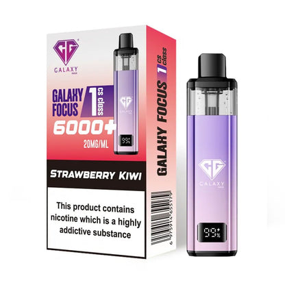 Crystal Galaxy Focus 1 6000 Prefilled Pod Kit - Strawberry Kiwi