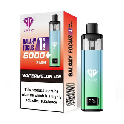 Crystal Galaxy Focus 1 6000 Prefilled Pod Kit - Watermelon Ice