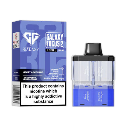 Crystal Galaxy Focus 2 30K Prefilled Pod - Berry Lemonade / Blueberry Bubblegum
