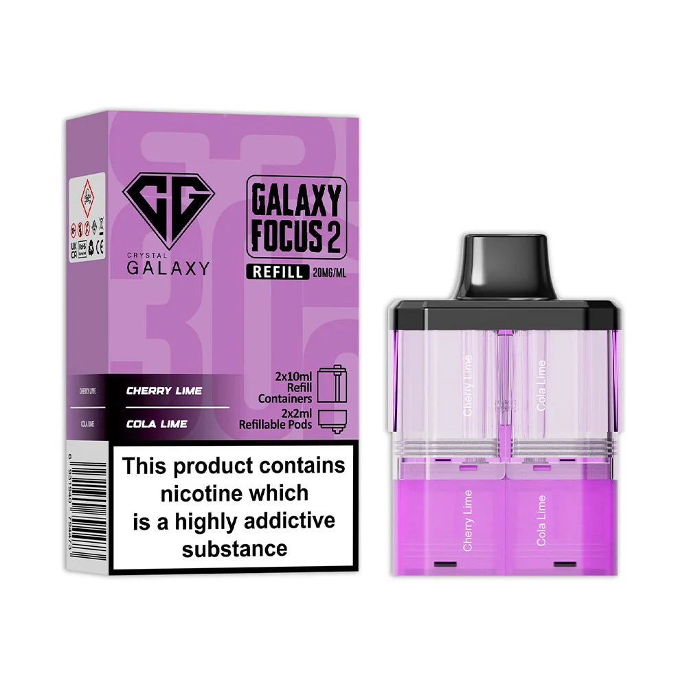 Crystal Galaxy Focus 2 30K Prefilled Pod - Cherry Lime / Cola Lime