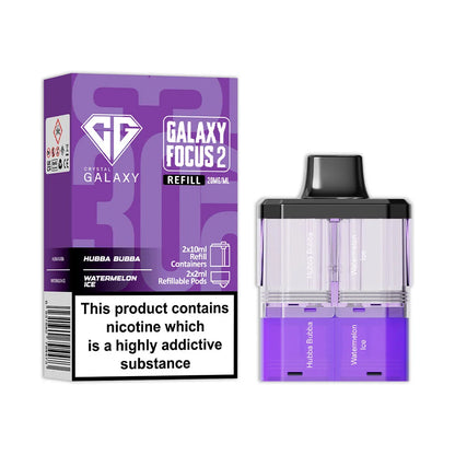 Crystal Galaxy Focus 2 30K Prefilled Pod - Hubba Bubba / Watermelon Ice
