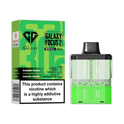 Crystal Galaxy Focus 2 30K Prefilled Pod - Summer Dream - Sakura Grape