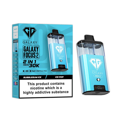 Crystal Galaxy Focus 2 30K Prefilled Pod Kit - Bubblegum Ice / Ice Pop