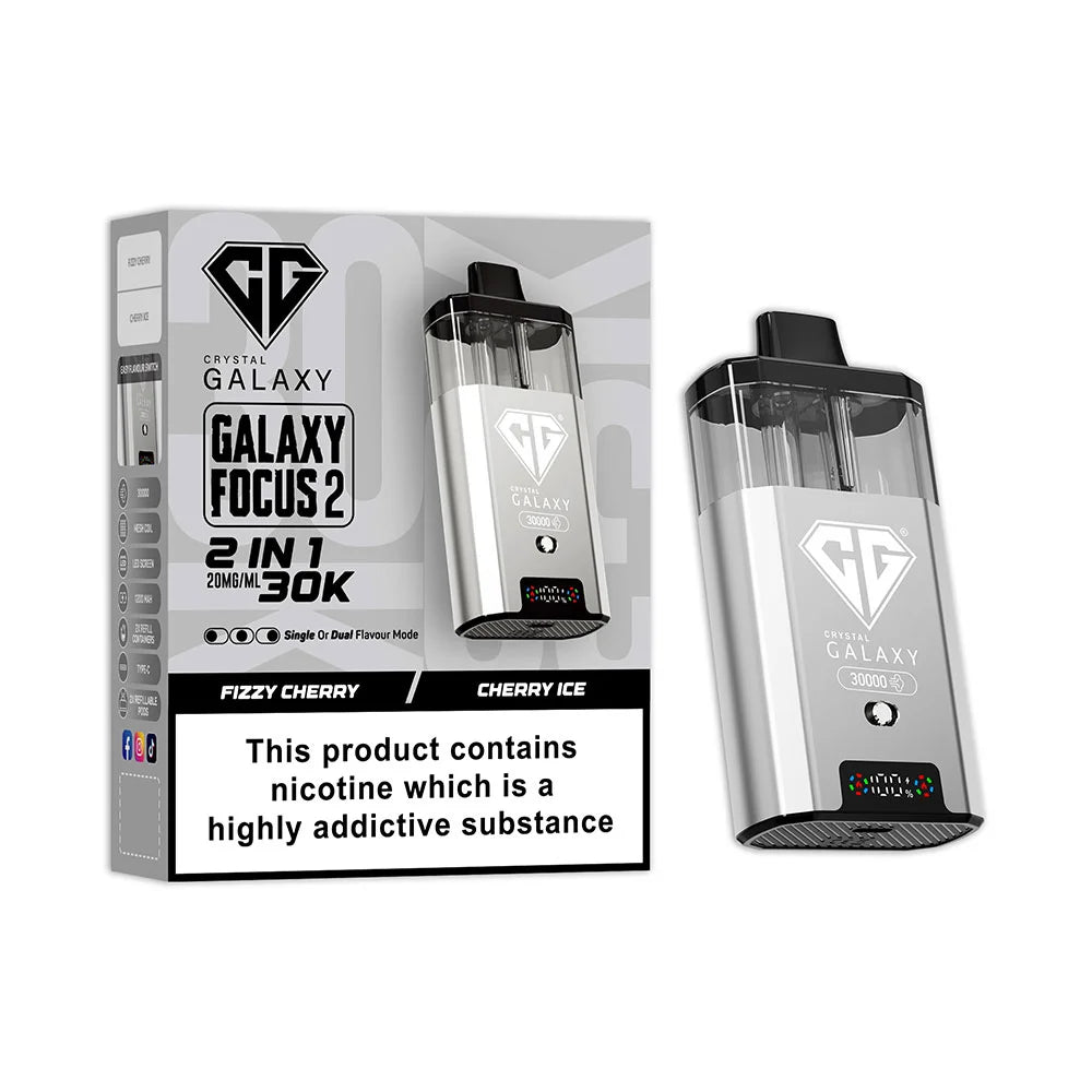 Crystal Galaxy Focus 2 30K Prefilled Pod Kit - Fizzy Cherry / Cherry Ice
