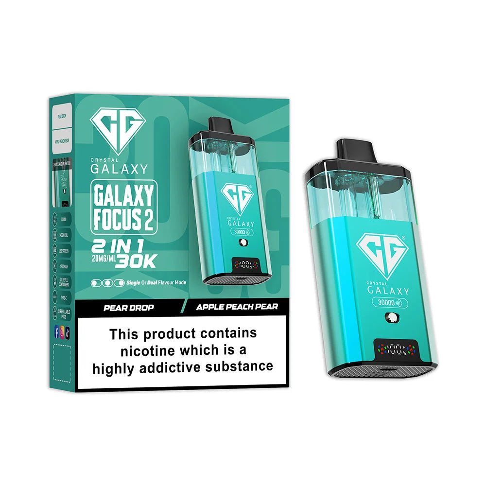 Crystal Galaxy Focus 2 30K Prefilled Pod Kit - Pear Drop / Apple Peach Pear
