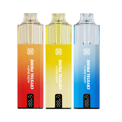 Crystal Prime Aura Bar 10K Prefilled Pod Kit