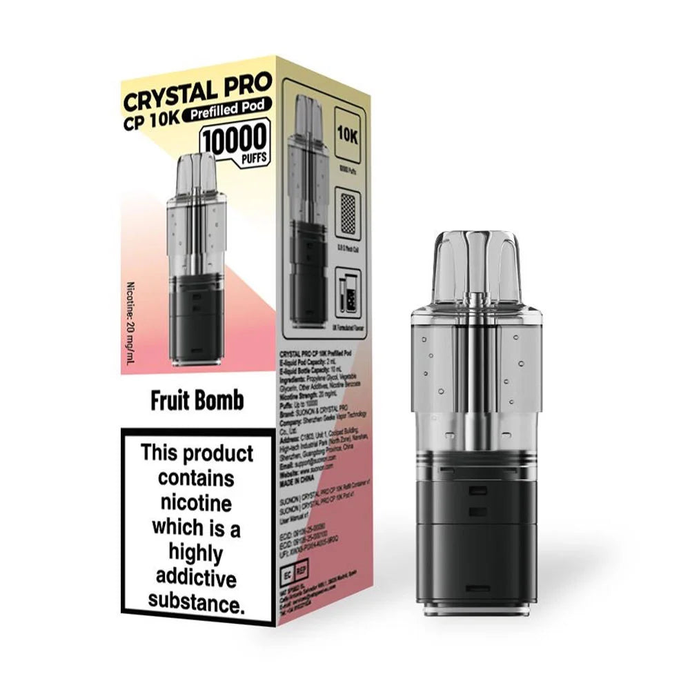 Crystal Pro CP 10K Prefilled Pods - Fruit Bomb