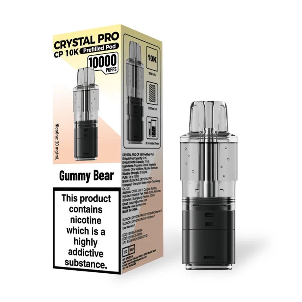 Crystal Pro CP 10K Prefilled Pods - Gummy Bear