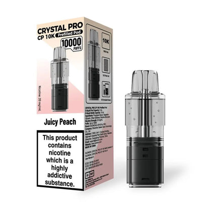 Crystal Pro CP 10K Prefilled Pods - Juicy Peach