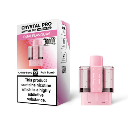 Crystal Switch 30K Prefilled Pods - Cherry Berry / Fruit Bomb