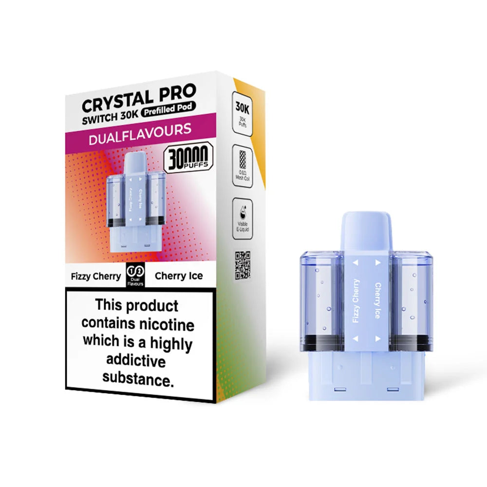Crystal Switch 30K Prefilled Pods - Fizzy Cherry / Cherry Ice
