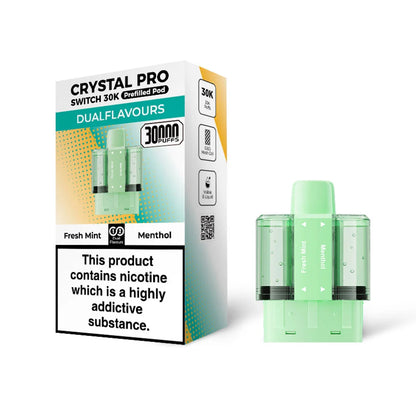 Crystal Switch 30K Prefilled Pods - Fresh Mint / Menthol