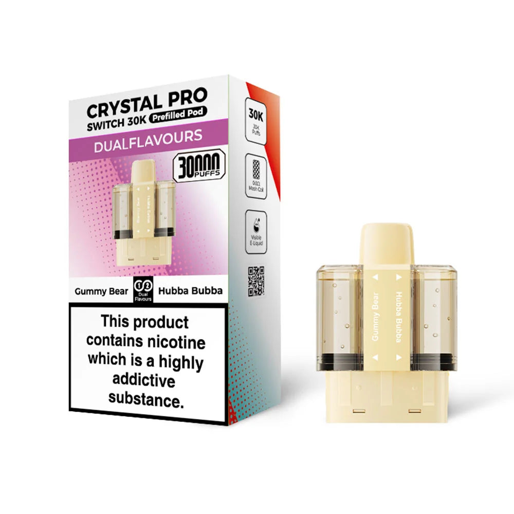 Crystal Switch 30K Prefilled Pods - Gummy Bear / Hubba Bubba