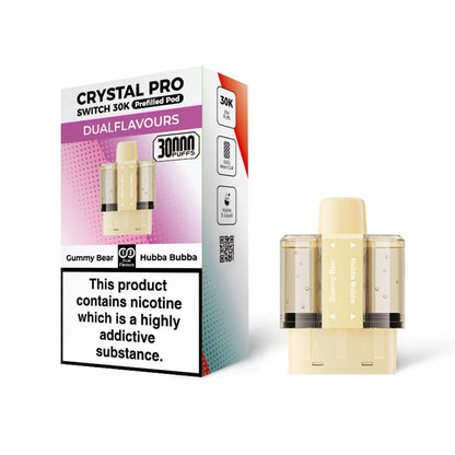 Crystal Switch 30K Prefilled Pods - Gummy Bear / Hubba Bubba