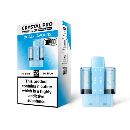 Crystal Switch 30K Prefilled Pods - Mr Blue / Mr Blue