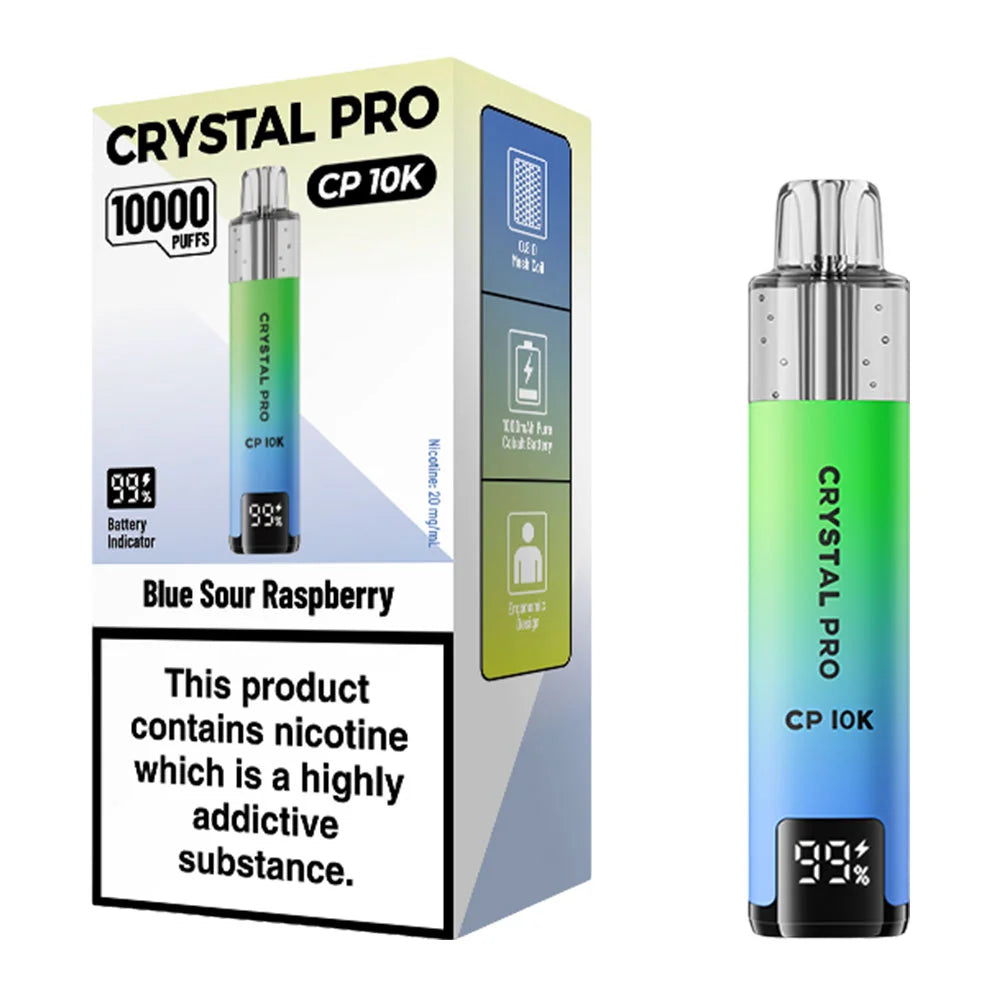 Crystal Pro CP 10K Puffs Vape Kit - Blue Sour Raspberry
