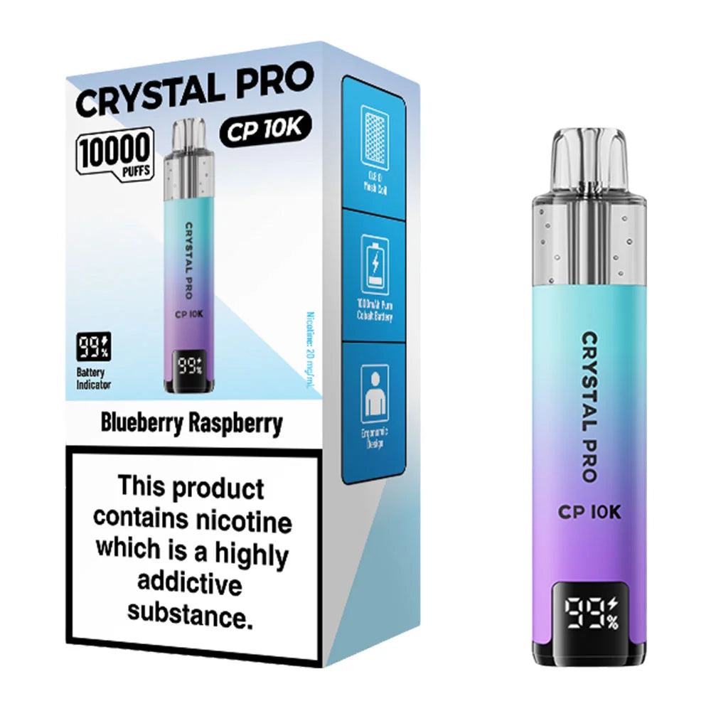Crystal Pro CP 10K Puffs Vape Kit - Blueberry Raspberry