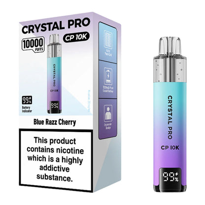 Crystal Pro CP 10K Puffs Vape Kit - Blue Razz Cherry