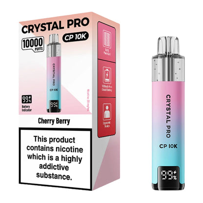 Crystal Pro CP 10K Puffs Vape Kit - Cherry Berry