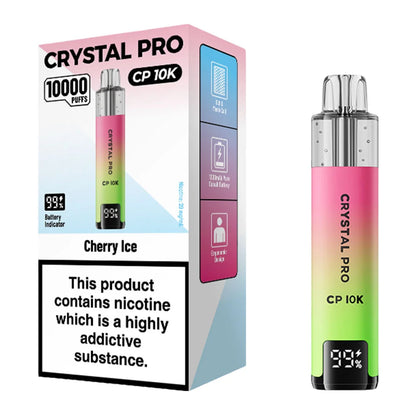 Crystal Pro CP 10K Puffs Vape Kit - Cherry Ice