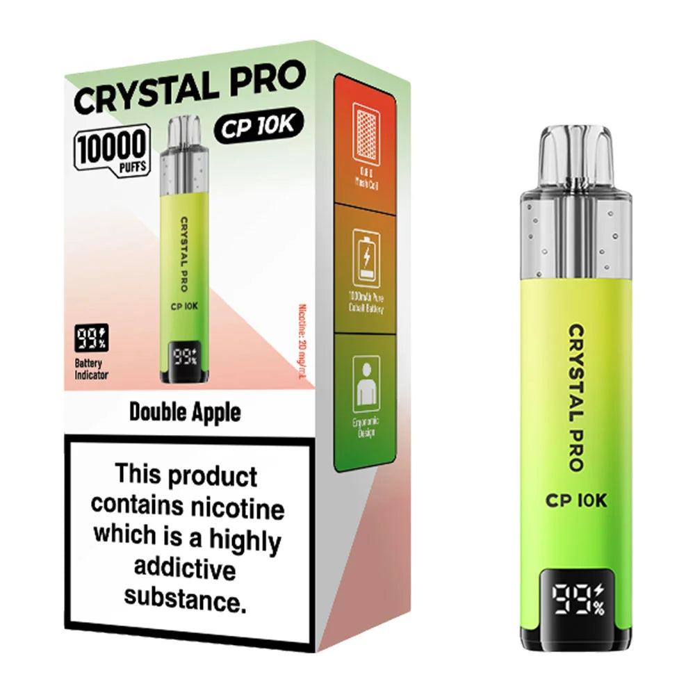 Crystal Pro CP 10K Puffs Vape Kit - Double Apple