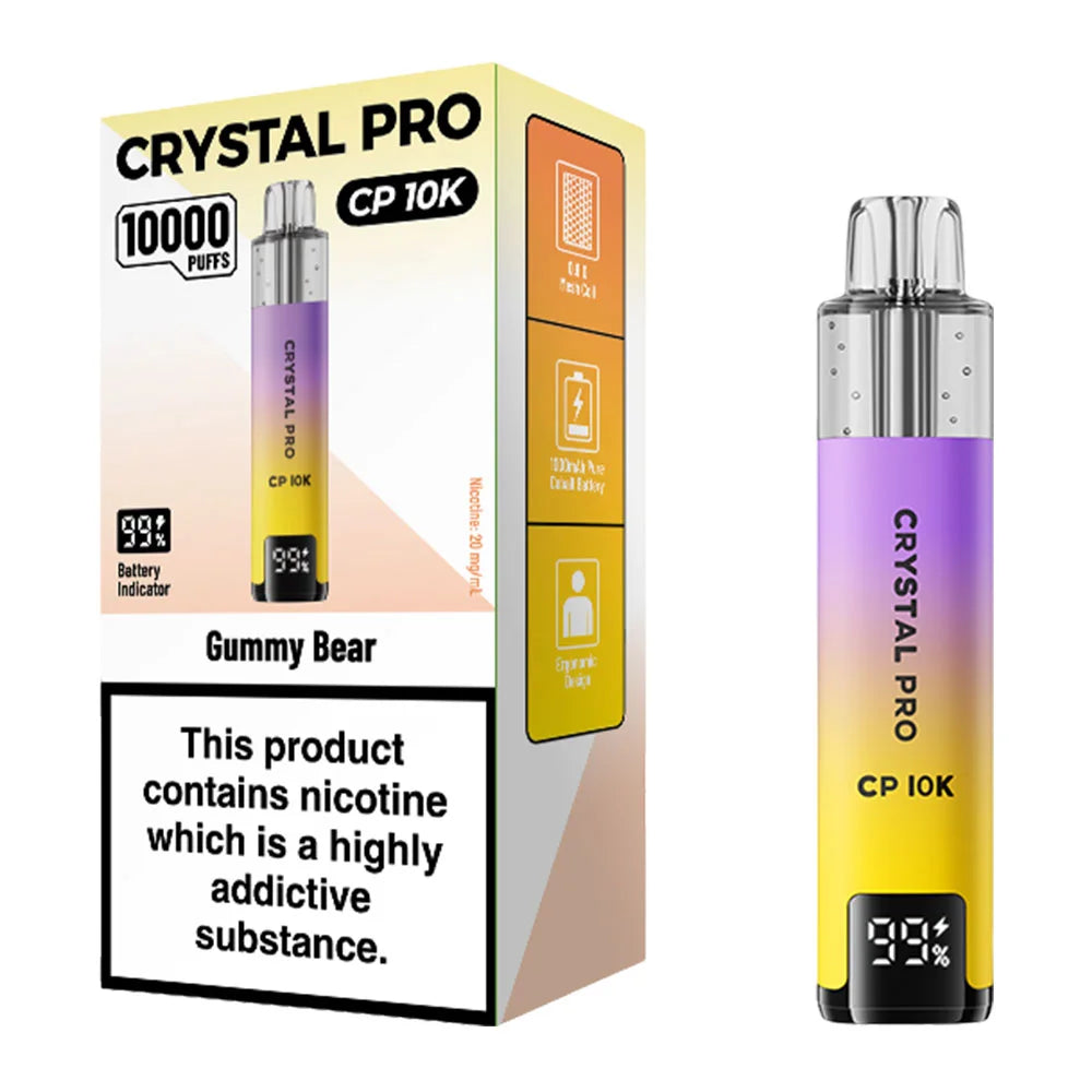 Crystal Pro CP 10K Puffs Vape Kit - Gummy Bear