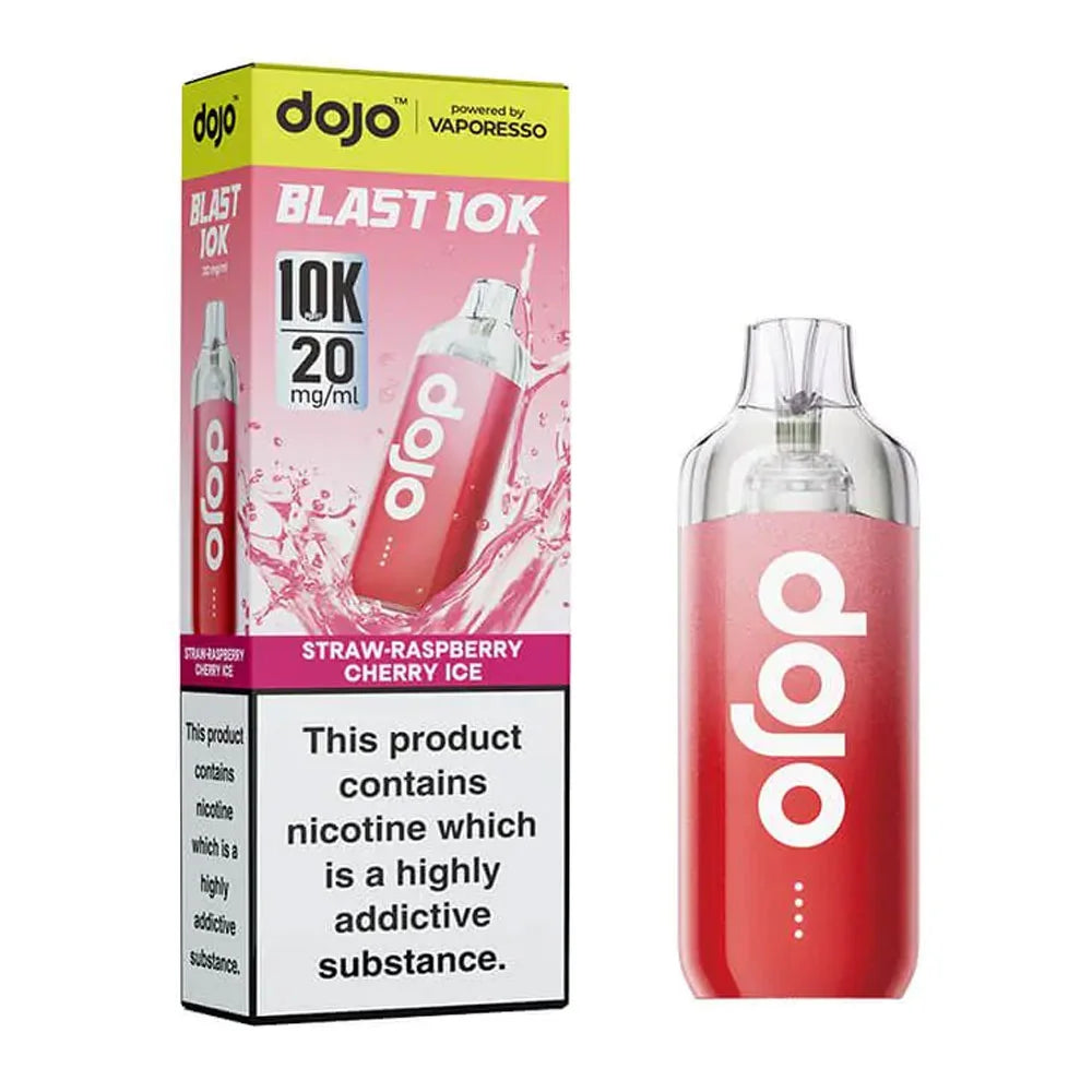 Vaporesso DOJO Blast 10K Prefilled Pod Kit - Straw-Raspberry Cherry Ice