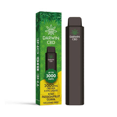 Darwin the Big One 2000mg CBD Disposable Vape 3000 Puffs