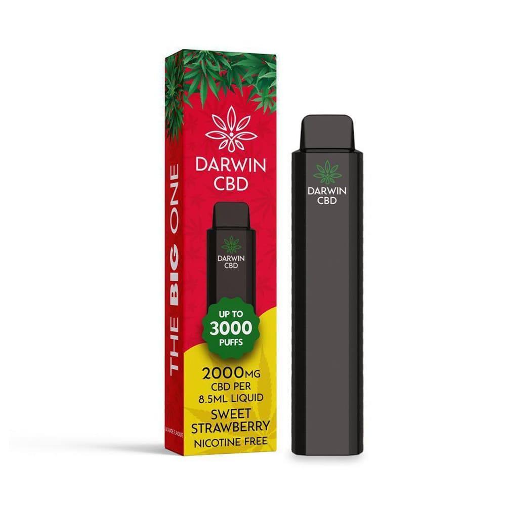 Darwin the Big One 2000mg CBD Disposable Vape 3000 Puffs