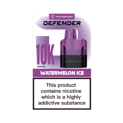 Defender F1-10000 Prefilled Pods - Watermelon Ice