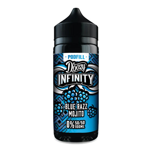 Blue Razz Mojito Doozy Infinity 100ml 50/50 Shortfill E Liquid