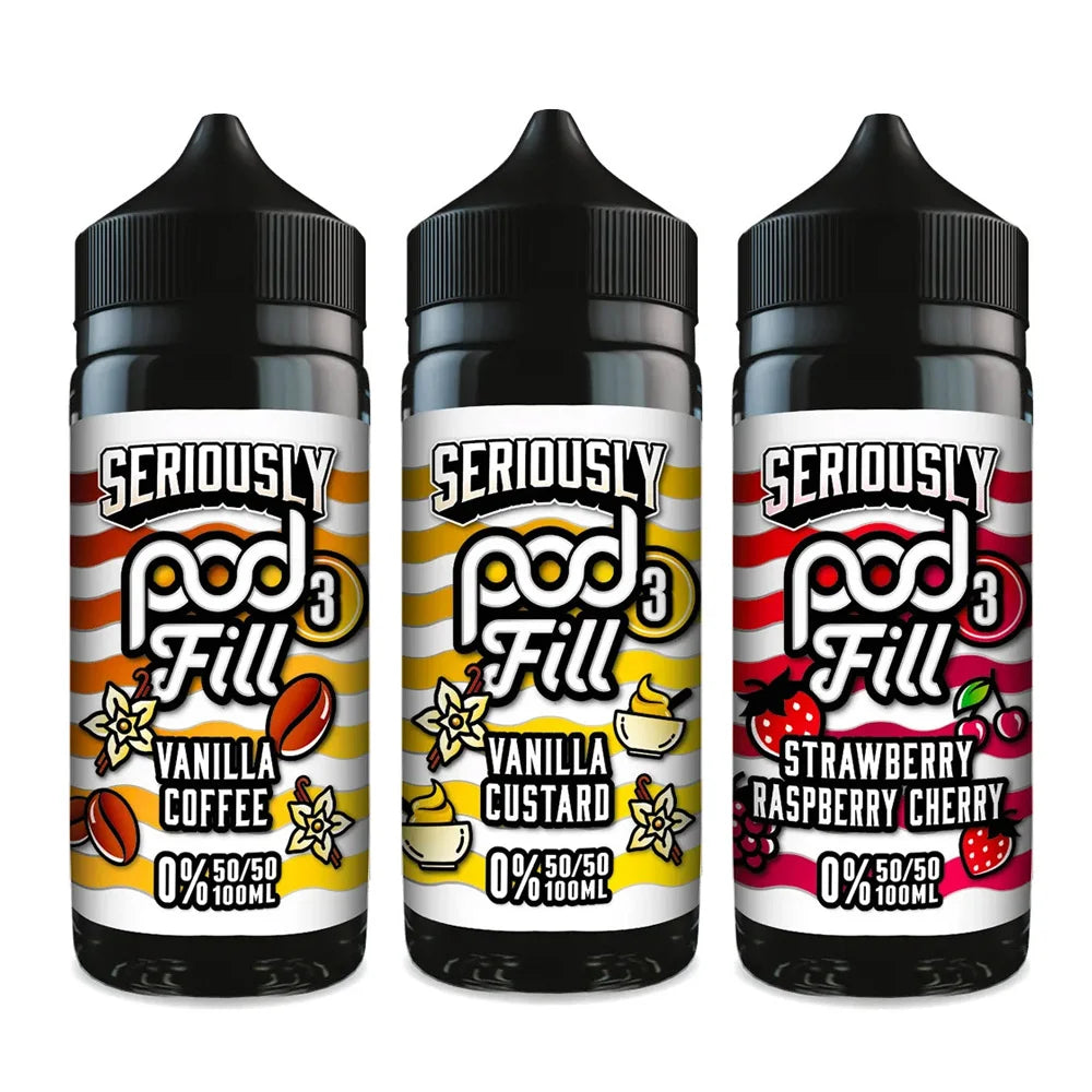 Doozy Seriously Pod Fill 3 100ml Shortfill E Liquid