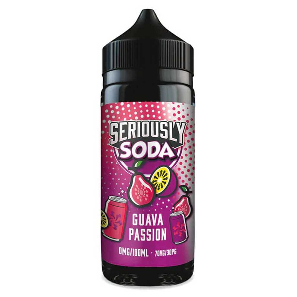 Doozy Vape Seriously Soda Guava Passion 100ml Shortfill E Liquid