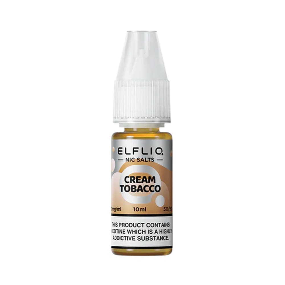    ELFLIQ-Cream-Tobacco-10ml-Nic-Salt-E-Liquid