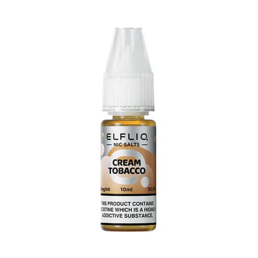    ELFLIQ-Cream-Tobacco-10ml-Nic-Salt-E-Liquid