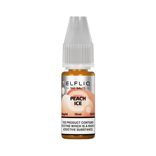 ELFLIQ-Peach-Ice-10ml-Nic-Salt-E-Liquid