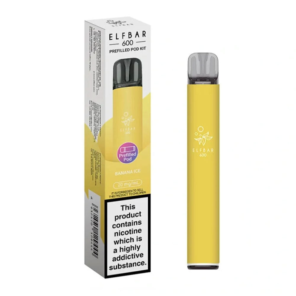 Elf Bar 600 Prefilled Pod Kit - Banana Ice