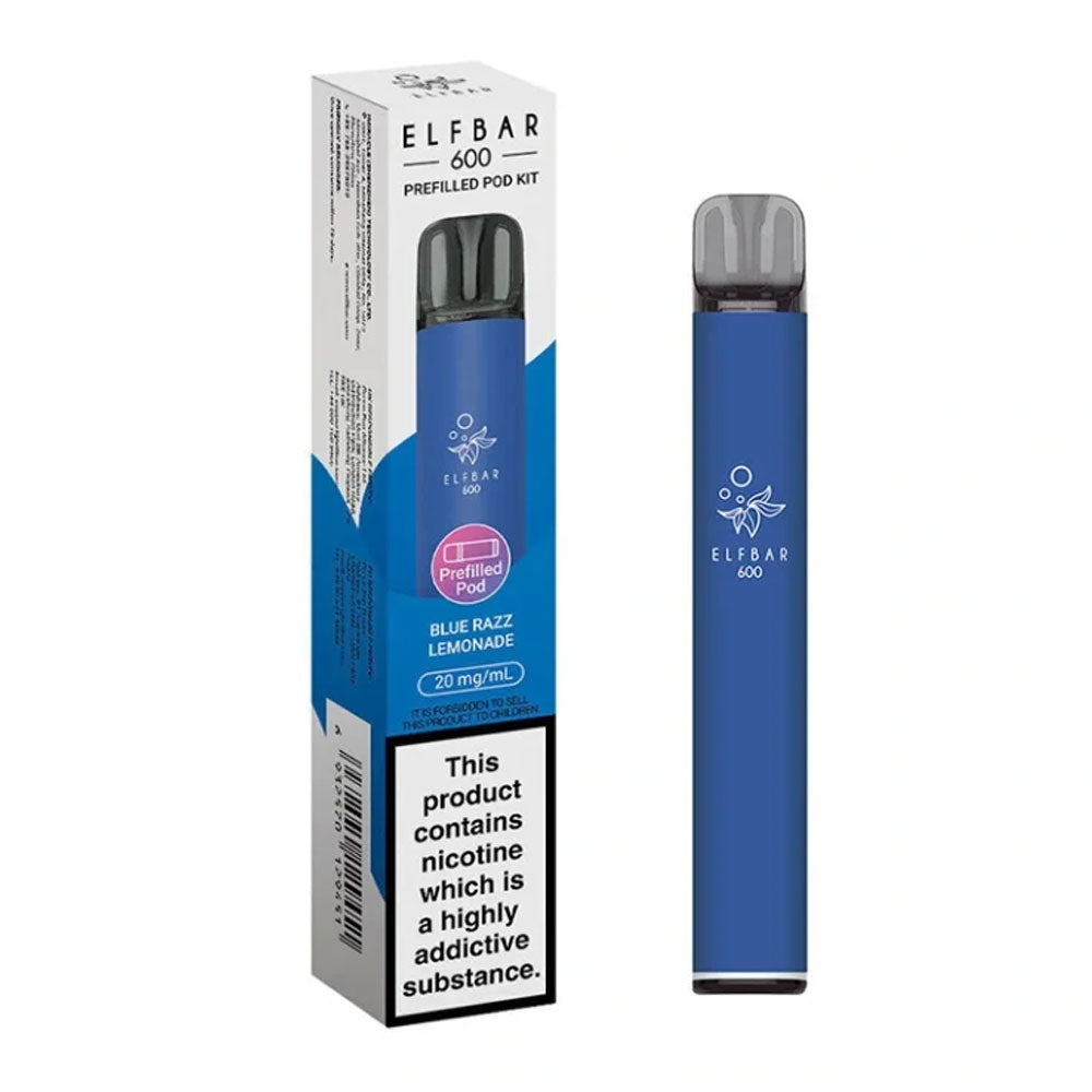 Elf Bar 600 Prefilled Pod Kit - Blue Razz Lemonade