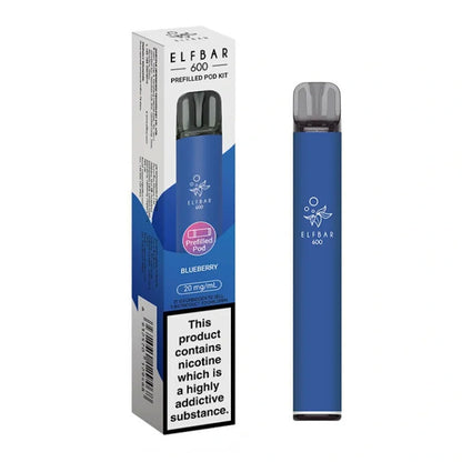 Elf Bar 600 Prefilled Pod Kit - Blueberry
