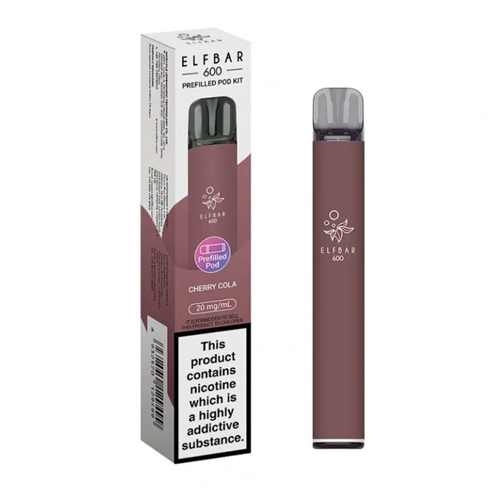 Elf Bar 600 Prefilled Pod Kit - Cherry Cola